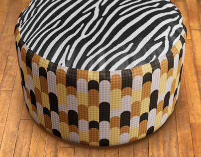Pouf. Interactive 3D model. ProVisual.