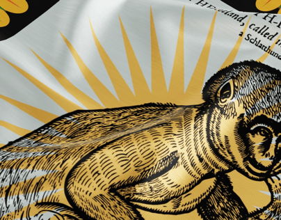 Square silk twill Scarf. Free Mockup. 3D model. ProVisual. 