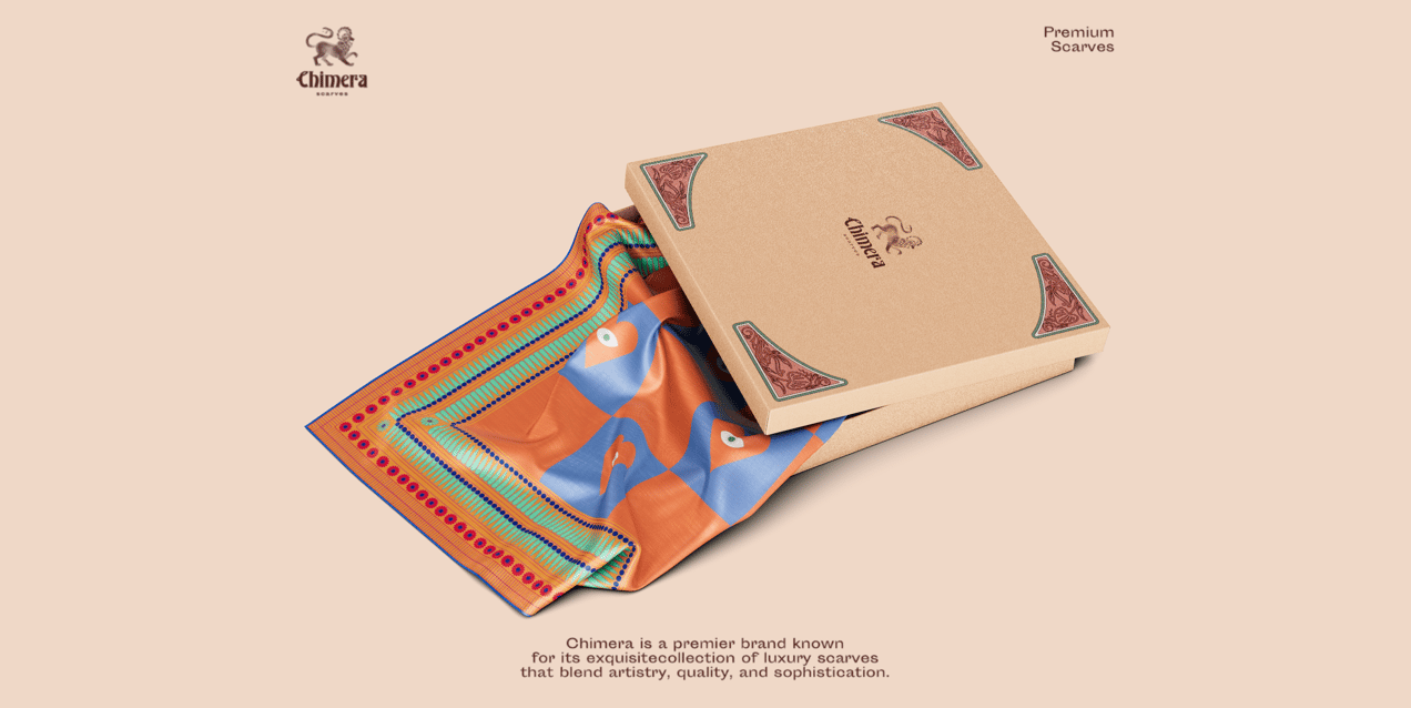 ProVisual — Scarf in Box 3D mockup