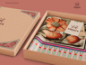 Scarf in Box 3D Mockup, 3D model. ProVisual. 