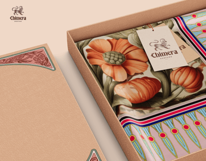 Scarf in Box 3D Mockup, 3D model. ProVisual. 