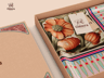 Scarf in Box 3D Mockup, 3D model. ProVisual. 