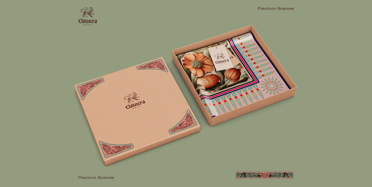 ProVisual — Scarf in Box 3D mockup