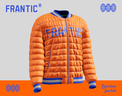 ProVisual — Men's Bomber Jacket 3D mockup