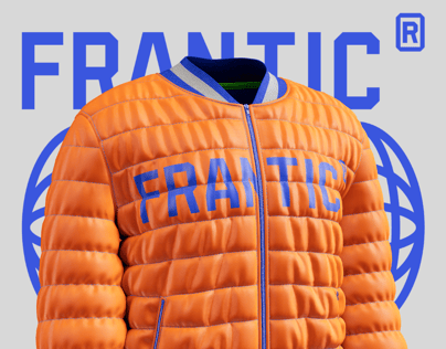 Men's Bomber Jacket. 3D model. ProVisual. 