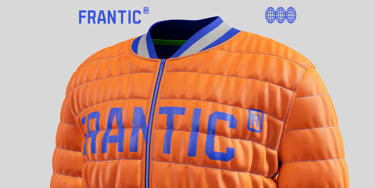 Men's Bomber Jacket. 3D model. ProVisual. 
