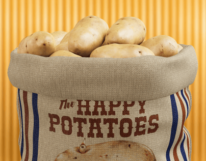 ProVisual — Sack with Potatoes 3D mockup