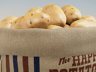 Sack with Potatoes. 3D model. ProVisual.