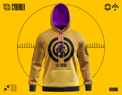 ProVisual — Hoodie 3D Mockup Front and Back 3D mockup