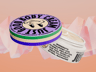 ProVisual — Opened Cosmetic Jar 3D mockup and 3D model - see every detail and customize online