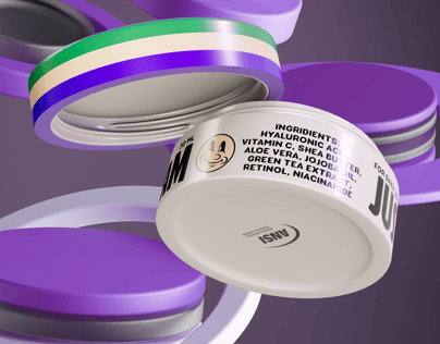 ProVisual — Opened Cosmetic Jar 3D mockup
