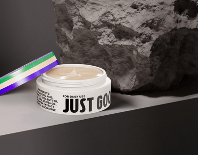 ProVisual — Opened Cosmetic Jar 3D mockup and 3D model - see every detail and customize online