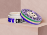 ProVisual — Opened Cosmetic Jar 3D mockup and 3D model - see every detail and customize online