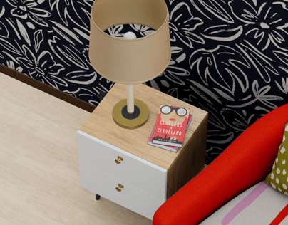 Room 3D mockup. Create presentations using Online Mockup Generator.