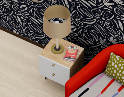 Room 3D mockup. Create presentations using Online Mockup Generator.