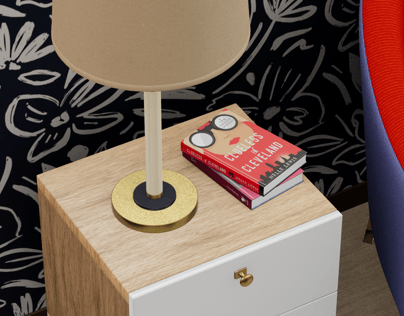 Room 3D mockup. Create presentations using Online Mockup Generator.