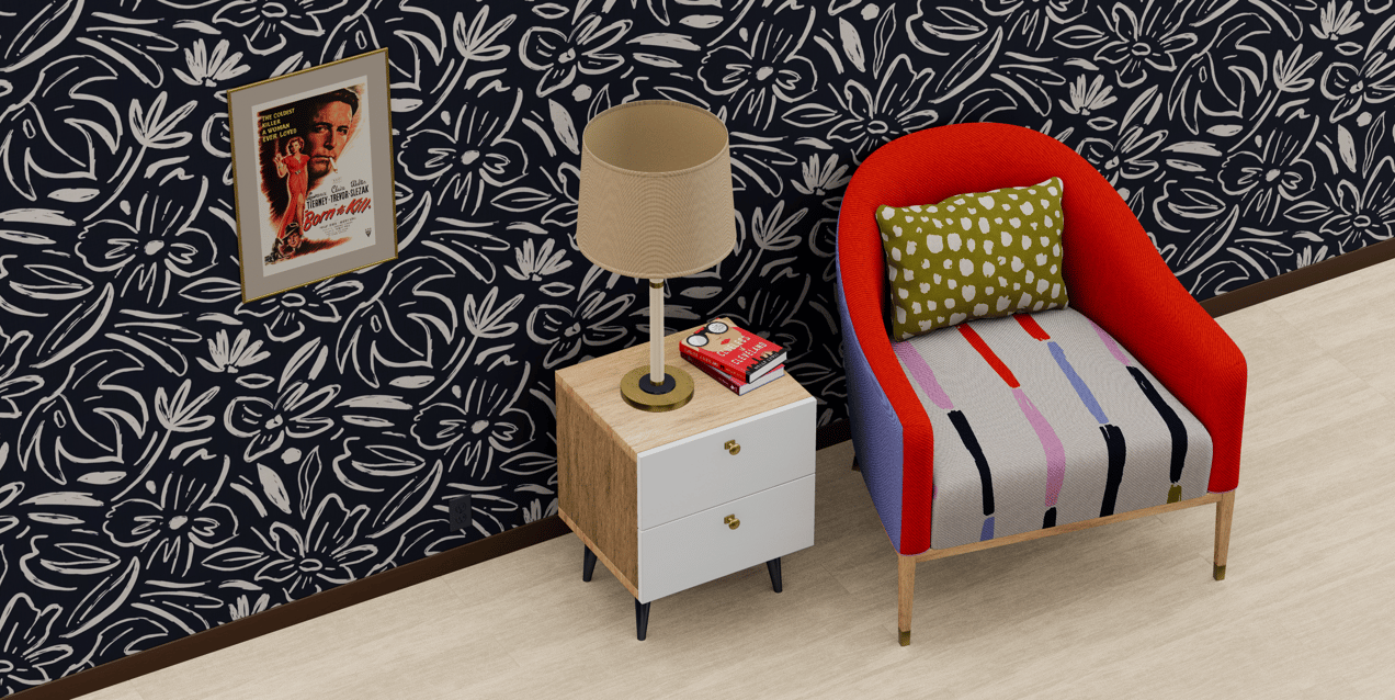 Room 3D mockup. Create presentations using Online Mockup Generator.