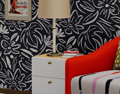 Room 3D mockup. Create presentations using Online Mockup Generator.