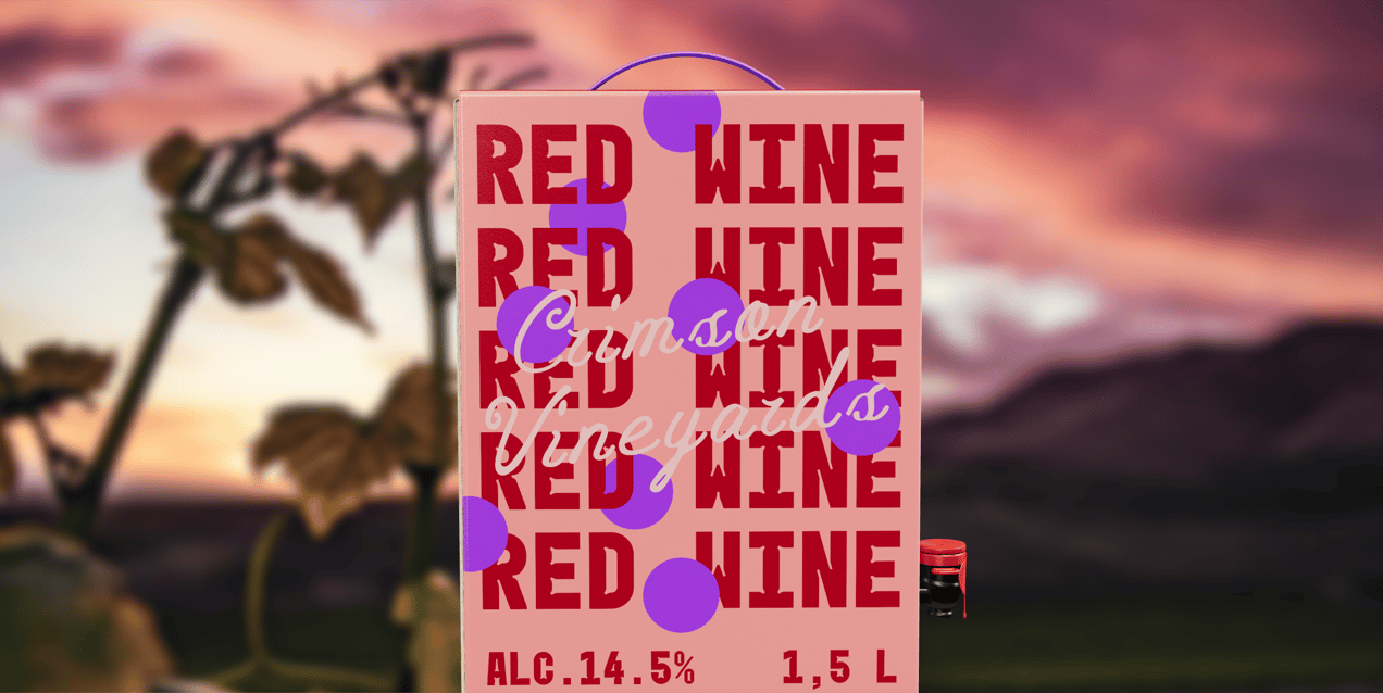 Carton Box with Dispenser. Wine Box Mockup. Edit online!