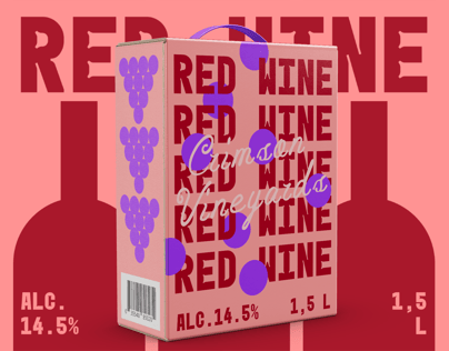 Carton Box with Dispenser. Wine Box Mockup. Edit online!