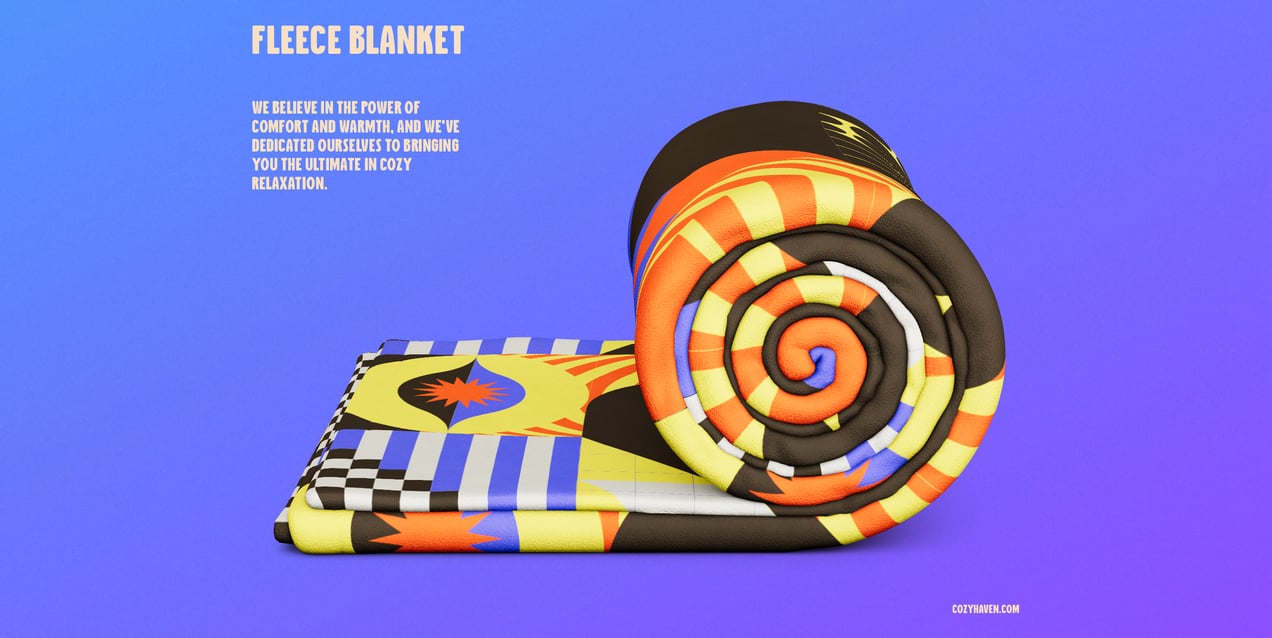 ProVisual — Blanket Mockup 3D mockup