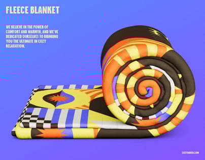 ProVisual — Blanket Mockup 3D mockup