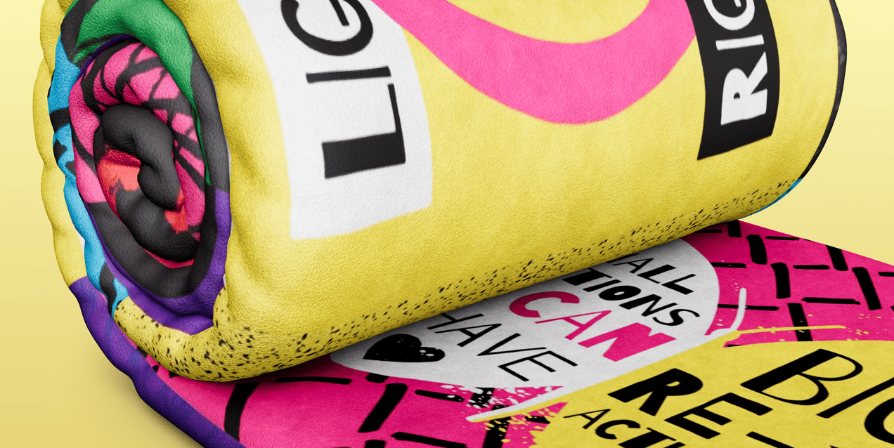 Blanket Mockup and 3D model. Edit Online Free. ProVisual.
