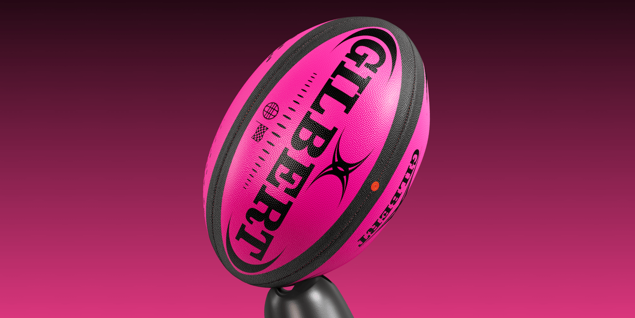 Rugby Ball. Ball Mockup. Edit 3D model online. ProVisual.
