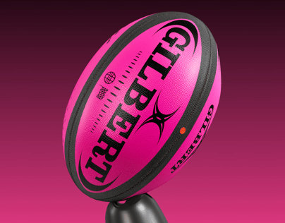 Rugby Ball. Ball Mockup. Edit 3D model online. ProVisual.