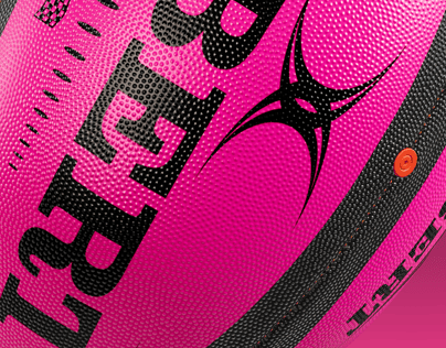 Rugby Ball. Ball Mockup. Edit 3D model online. ProVisual.