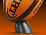 Rugby Ball. Ball Mockup. Edit 3D model online. ProVisual.