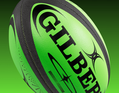 Rugby Ball. Ball Mockup. Edit 3D model online. ProVisual.