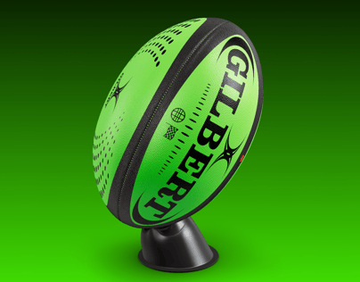Rugby Ball. Ball Mockup. Edit 3D model online. ProVisual.