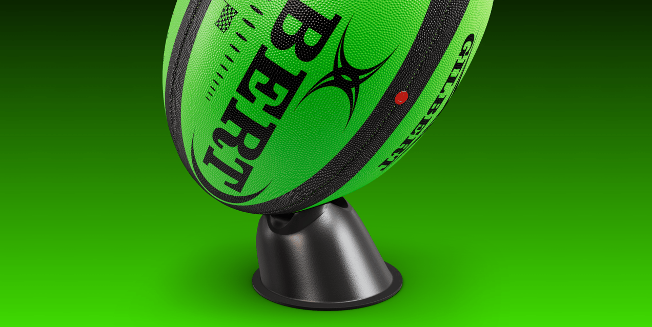 Rugby Ball. Ball Mockup. Edit 3D model online. ProVisual.