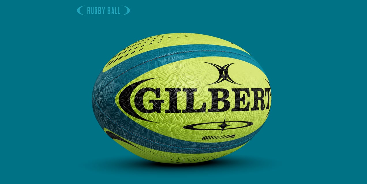 Rugby Ball, Football. 3D mockup, model. Edit Online. ProVisual.