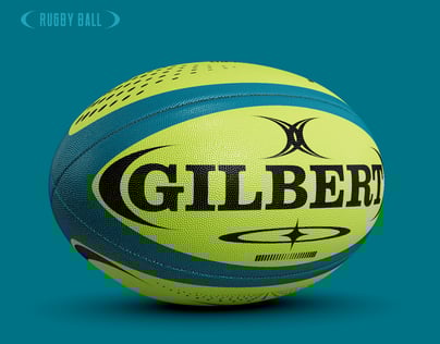 Rugby Ball, Football. 3D mockup, model. Edit Online. ProVisual.