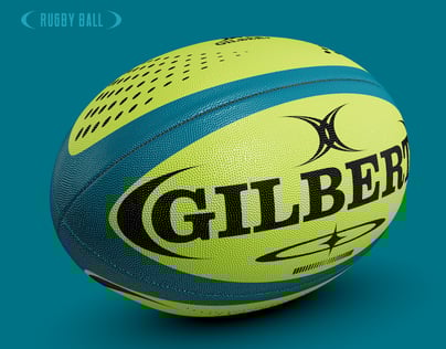 Rugby Ball, Football. 3D mockup, model. Edit Online. ProVisual.