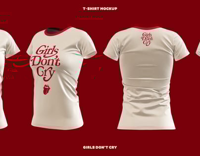 Free T-Shirt 3D mockup. Create presentations using Online Mockup Generator.