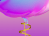 Round Foil Balloon. 3D model. ProVisual.