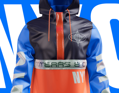 ProVisual — Jacket Mockup. Anorak. 3D mockup