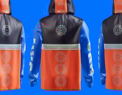 Jacket Mockup Anorak. 3D Model. Edit online free. ProVisual. 