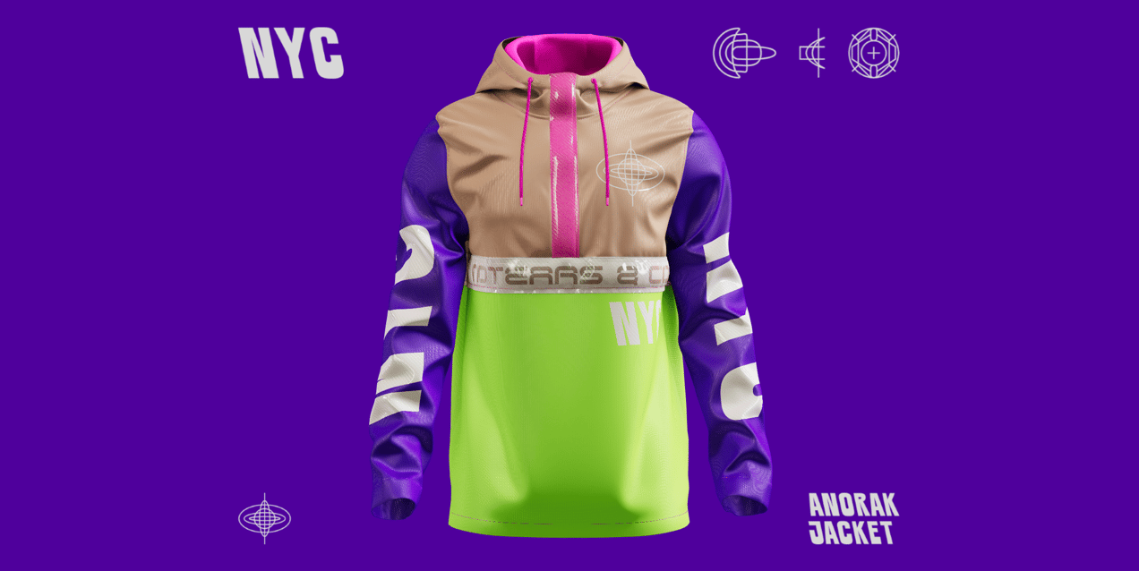 ProVisual — Anorak Jacket 3D mockup