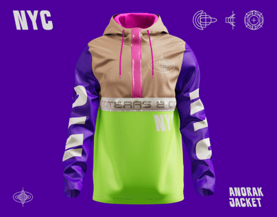 ProVisual — Anorak Jacket 3D mockup