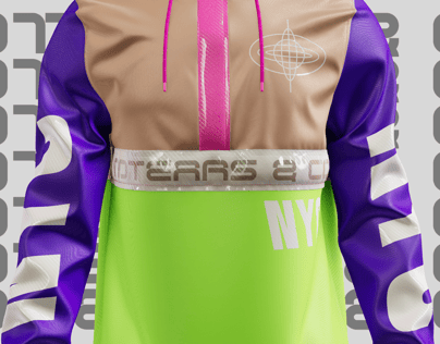 Men's Jacket Mockup. Anorak. Edit online in ProVisual.