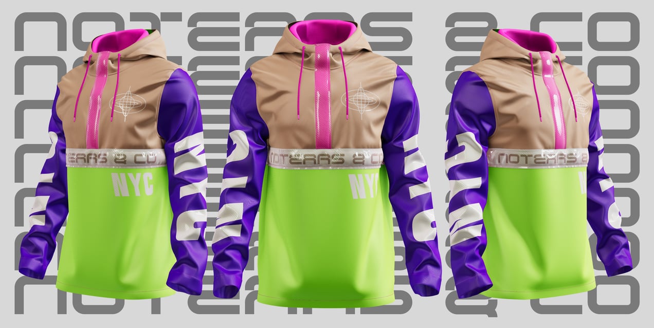Men's Jacket Mockup. Anorak. Edit online in ProVisual.