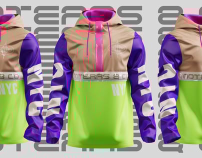 Men's Jacket Mockup. Anorak. Edit online in ProVisual.