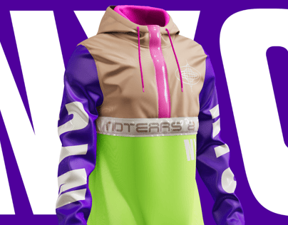 Men's Jacket Mockup. Anorak. Edit online in ProVisual.