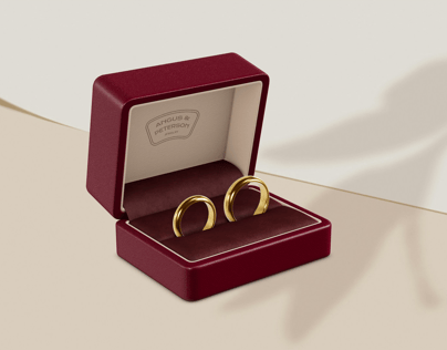 ProVisual — Wedding Ring Case Mockup 3D mockup