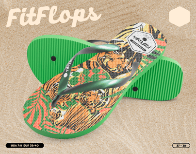 ProVisual —  Flip Flops 3D mockup and 3D model - see every detail and customize online