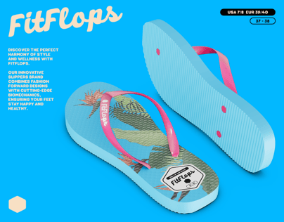 ProVisual — Flip Flops Sandals 3D mockup